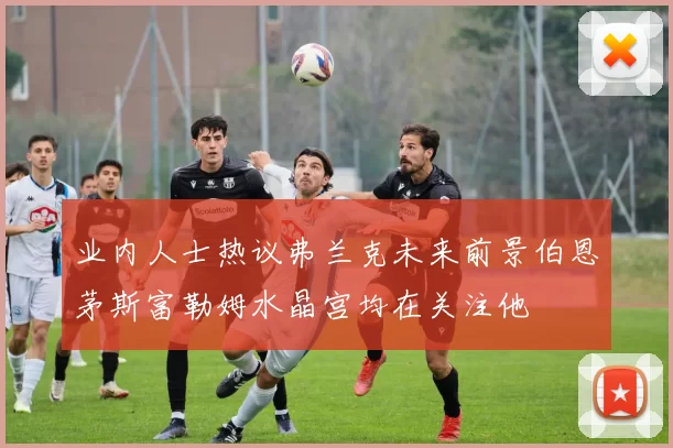 业内人士热议弗兰克未来前景伯恩茅斯富勒姆水晶宫均在关注他